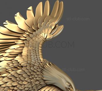 3D model Attacking eagle (STL)